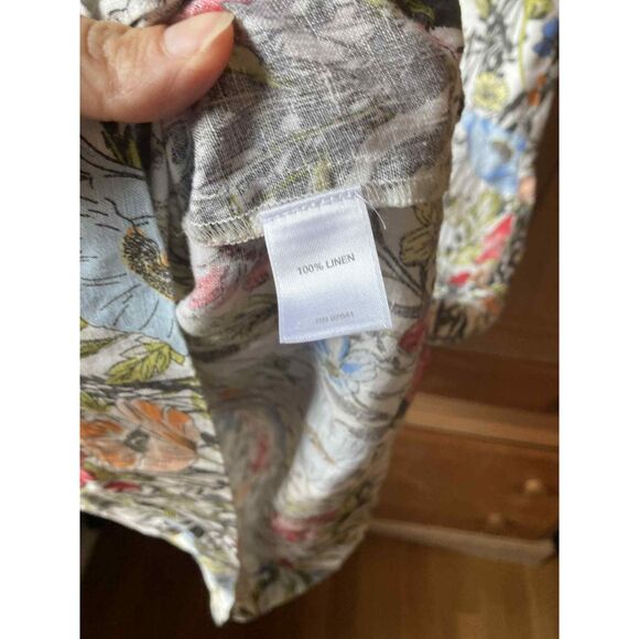 J. Jill | Love Linen Garden Floral Shift Dress | XS - Picture 4 of 6